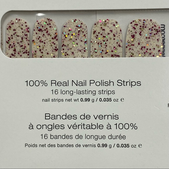 Color Street RETIRED Pink Peppercorn nail strips - NEW & sealed - Picture 2 of 5
